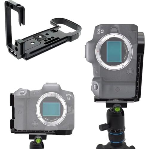 Quick Release Plate L Shaped Mounting Quick for Canon EOS R5 R6 Camera Anti Scratch Vertical Hand Grip Holder Bracket Accessorie