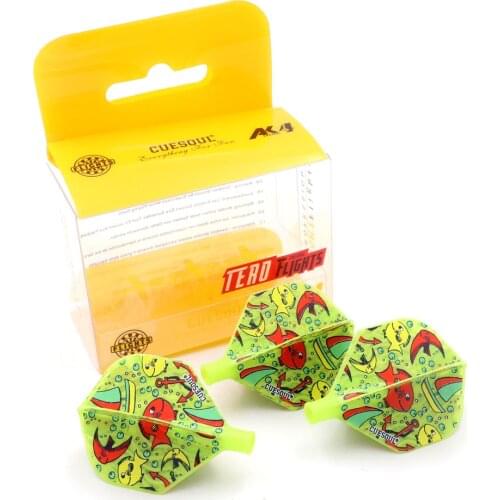 CUESOUL AK4 Dart Flights Standard Shape-Ocean Drive Design