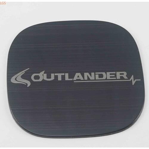 For Mitsubishi Outlander 2013-2019 High-quality stainless Fuel tank cover board Car styling