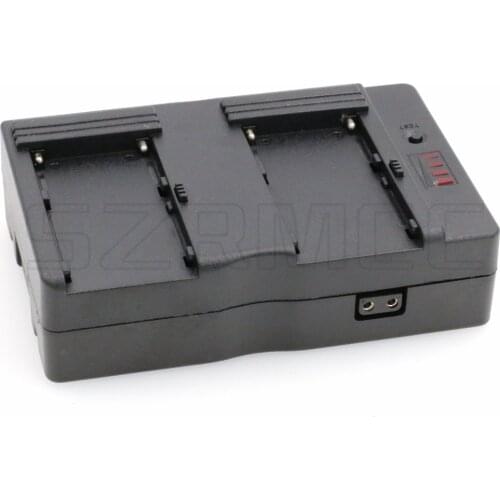 Dual NP-F970 NP-F Series Battery to V-Mount Lock Power Supply Converter Plate for ARRI Sony Canon Camera Tilta Kit Monitors