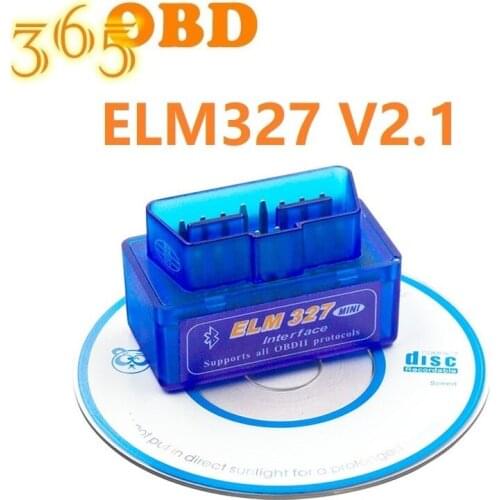 ELM327 V2.1 Bluetooth OBD2 ELM327 V2.1 BT Scanner OBD ELM 327 2.1 Code Reader CAN-BUS Supports Multi-Brand Cars Multi-Language