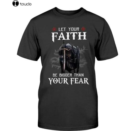Christian Knight Templar T-Shirt For Men Warrior Of God Your Faith Crusader Tee Tee Shirt
