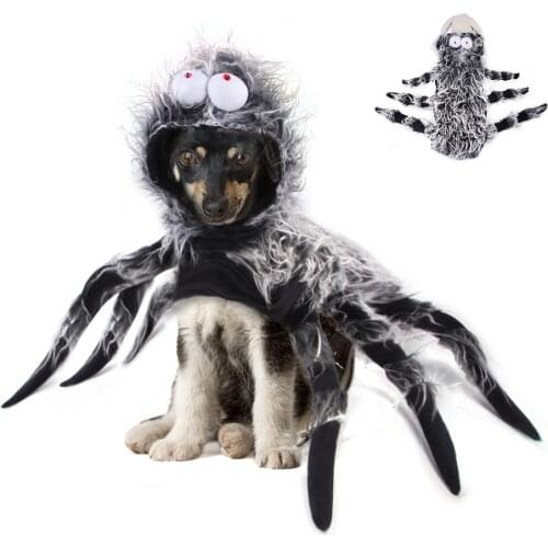 Dog Costumes For Small Dogs Funny Spider Costume for dog Fancy Dress Dog Accessories For Small/Medium/Large Dogs Clothes Pets