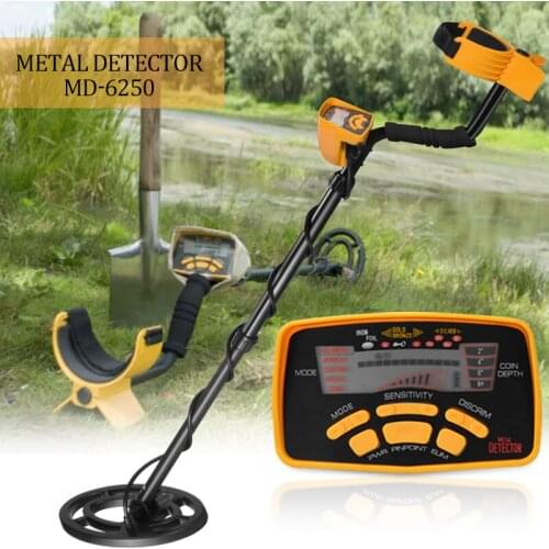MD-6250 Metal Detector High Sensitivity Underground yellow Gold Detector Handheld Precise Positioning Hunter search Detector