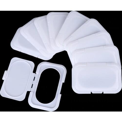1/5/10pc Reusable Baby Wipes Lid Baby Wet Wipes Cover Portable Child Wet Tissues Box Lid Mobile Wipes Wet Paper Lid Useful
