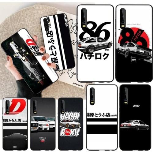 PENGHUWAN Hot Japan Initial D anime TPU Soft Silicone Phone Case Cover for Huawei P30 P20 P10 P9 P8 Mate 20 10 Pro Lite