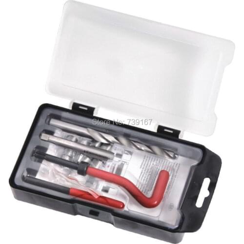 Car Thread Repair Tool Kit M12 X 1.5mm Auto Helical Coil Insert Garage Tools For Helicoil Motorcycle Toyota BMW Mercedes ST0059H