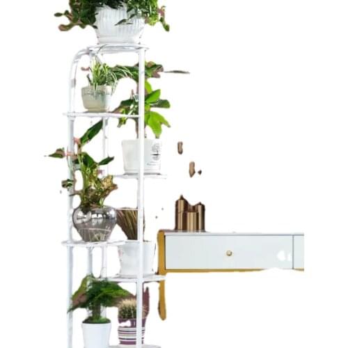 Wholesale fashion living room indoor flower stand balcony decoration floor multilayer garden scindapsus aureus flower pot rack