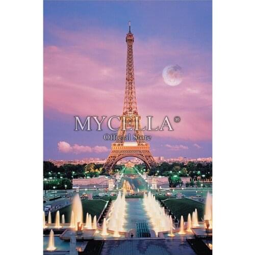 Tower Scenery Full Diamond Embroidery Paris 5D DIY Diamond Painting Cross Stitch Mosaic Pattern Home Decor Christmas Gift Poster