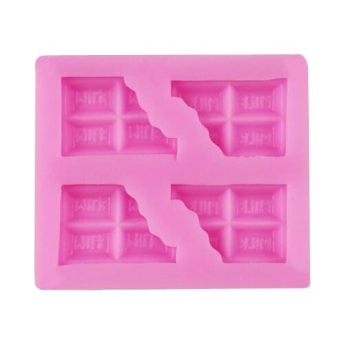 Milk letter chocolate Candles Resin Clay Butter Cookie DIY fondant baking cake decorating tools silicone mold