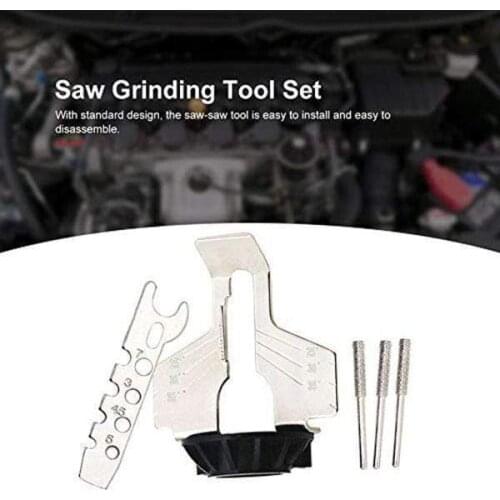 Special Chainsaw Grinding Tool Chainsaw Sharpening Kit Electric Grinder Sharpening Polishing Attachment Set Saw Chains Tool Dril