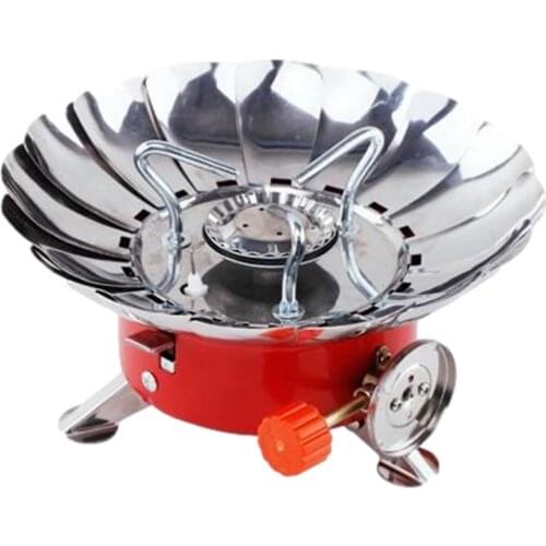 Camping Stove Outdoor Windproof Gasfornuis Lotus Long Tube Camp Energy-saving Safe Boiler For Toeristische Koken Apparatuur