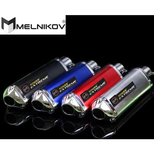 Universal Motorcycle Exhaust Modified Scooter Exhaust Muffle GY6 For HONDA R1 R3 R6 FZ6 Z1000 GSXR600 Exhaust