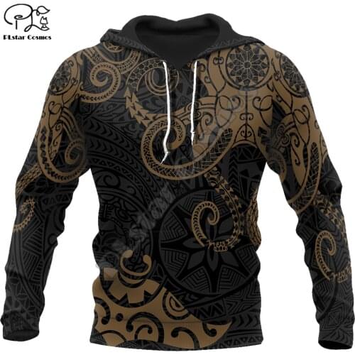 PLstar Cosmos 3DPrint Kanaka Polynesian Tribal Samoa Tattoo Flower Turtle Harajuku Streetwear Funny Hoodies/Sweatshirt/Jacket/a9