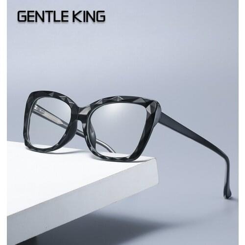 GENTLE KING Square Glasses Frames Women Trending Anti Blue Light Optical Computer Glasses Oculos De Grau Feminino Armacao