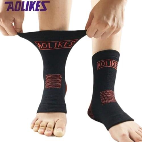 2Pcs Nylon Elastic Ankle Braces Support For Men Women Sports Yoga Running Fitness Gym Ankle Protector Foot Joint Sprain Guard