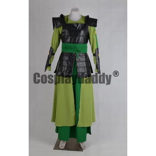 Avatar: The Last Airbender Kyoshi Warriors Leader Suki Uniform Dress Outfit Clothing Anime Cosplay Costume F006