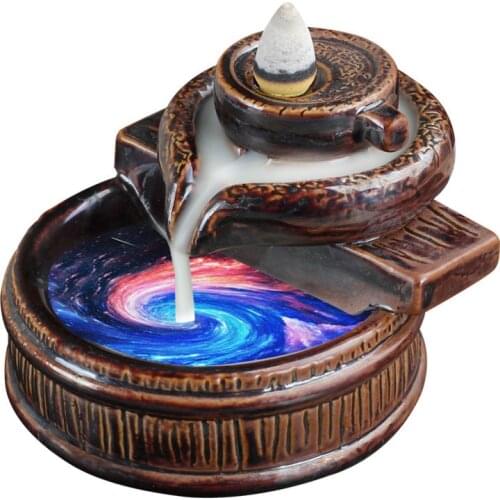 Free Shipping (Free Incense Burner) Natural Sandalwood Backflow Incense Domestic Aromatherapy Mosquito Repellent Incense
