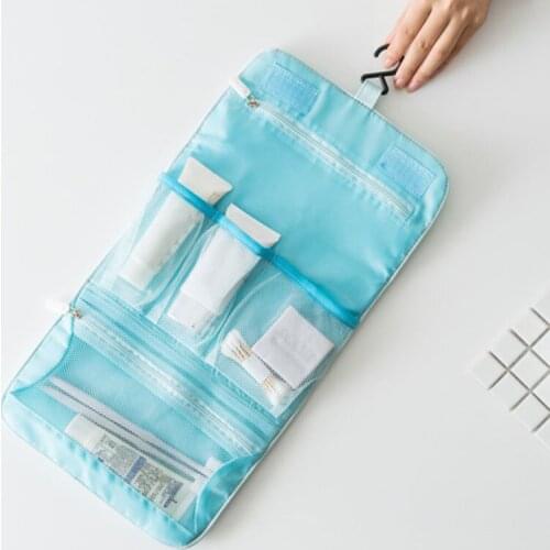 Travel Storage Bag Printed Pattern Compartment Storage Bag Kit Suitable for Clothes Shoes Toiletries H88F