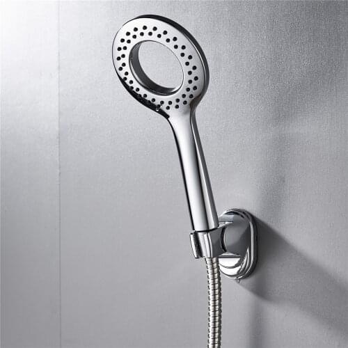 Diplon BQ5001 Bathroom Shower ABS hand shower in chrome with 150cm Shower Hose