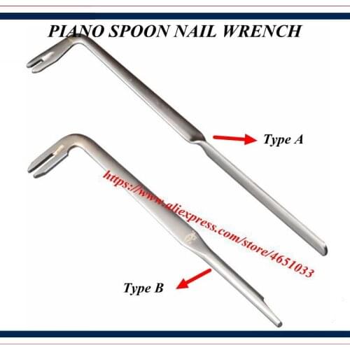 Piano tuning repair tool - Percussion machine repair adjustment spoon nail wrench - Piano tools