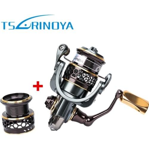 Tsurinoya Jaguar 1000-5000 Spinning Reel 10BB/5.2:1/4-7kg Two Metal Spool Lure Fishing Reel Pescaria Molinete Pesca Carretilha
