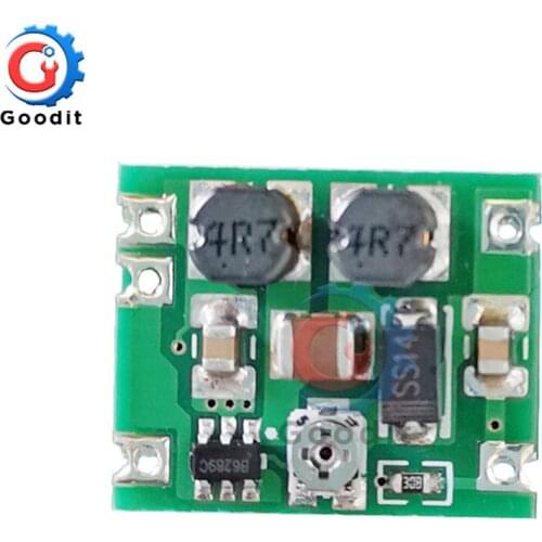 Small DC3V-15V DC-DC regulated power supply module, adjustable boost and buck regulator module can be used for laboratory power
