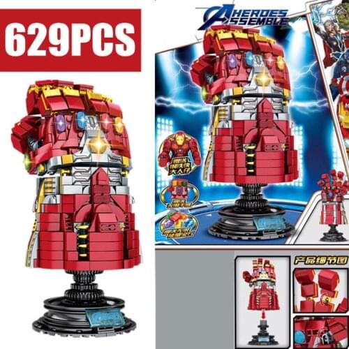 New Super Heroes Thor Thunder Hammer Infinity Mjolnir Stormbreaker Avengers Ironman Toy Weapon Man Building Block Brick Kid Gift