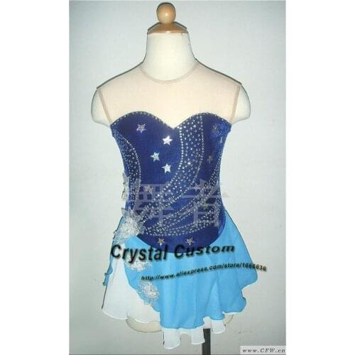 Custom Girls Figure Skating Dress New Brand Vogue Figure Skating Competition Dress Kids DR3252