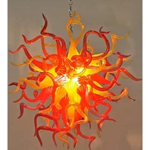 Hand Blown Glass Home Decor Chandelier French Style Lighting Luxury Living Room