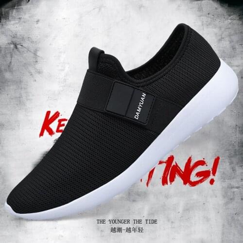 Fish bone Light Slip-on Running Shoes Mens Sports Shoes 46 Fashion Large Size Outdoor Gym Jogging Mens Sneakers 45