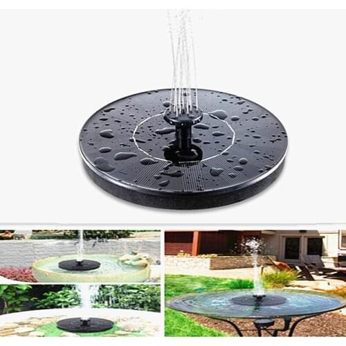 Solar Fountain Pump Solar Fountain with 4 Nozzle Free Standing Floating Solar Powered Water Fountain Pump for Garden Pond Pool