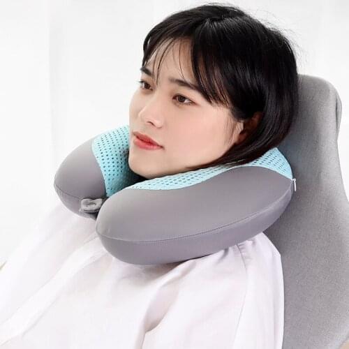 U-Shaped Pillow, Napping Neck Pillow, Summer Gel Ice Pillow, Memory Foam Travel Pillow, Cool Cervical Spine U-Shaped Neck Pillow