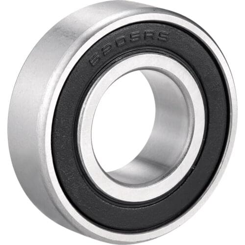 Uxcell Deep Groove Ball Bearing 6200 Series Single Sealed Chrome Steel Bearings 6205RZ (1Qty)