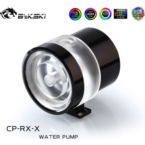 Bykski PC water cooling DDC Water Pump Combo Flow Lift 3 Meters Maximum Flow 400L/H A-RGB/RGB LED Light CP-RX-X