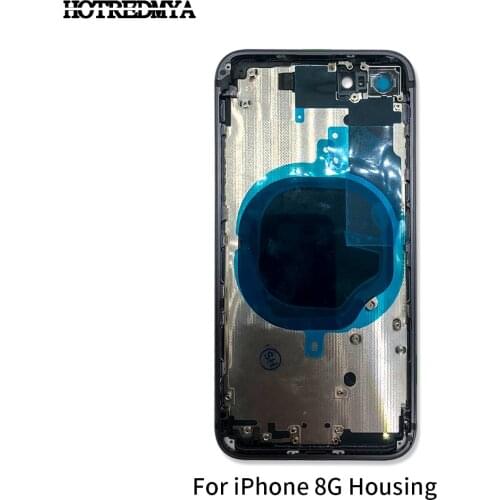 For iPhone 8 8Plus Battery Back Cover + Middle Chassis Frame + SIM Tray + Side Key Rear Housing Case Cover Assembly 8 Plus