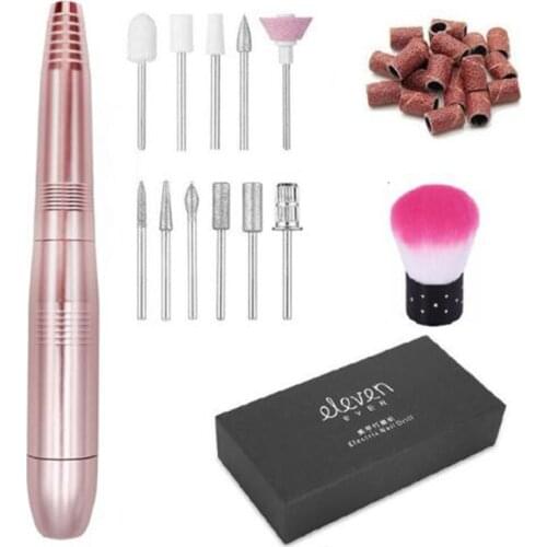 1 Set Electric Nail Drill Pen Manicure Machine Portable Nail File Drill