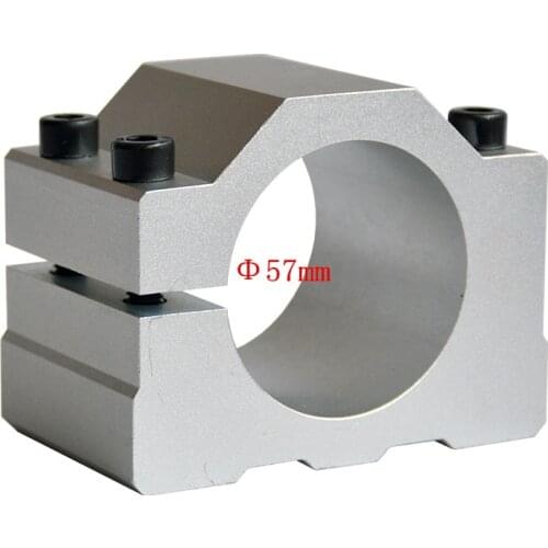 1pcs CNC spindle clamp aluminum motor bracket 52mm 57mm 65mm holder