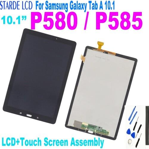 10.1’’ For Samsung Galaxy Tab A 10.1 SM-P580 SM-P585 p580 p585 LCD Display Touch Screen Digitizer Assembly Replacement