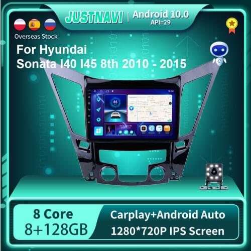 EKIY 6G 128G Car Radio Newest Android 10.0 Multimedia For Hyundai Sonata I40 I45 2010-2015 Carplay Auto DSP GPS Navigation 9"