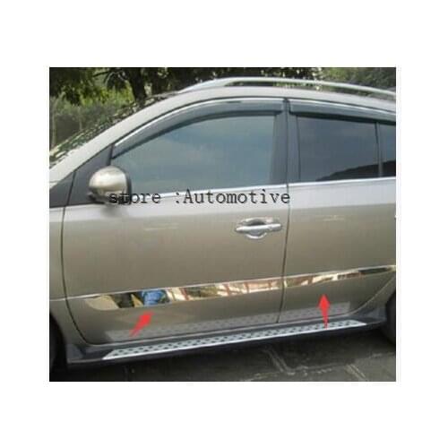 Stainless Steel door Side Molding Trims For RENAULT KOLEOS 2008 09 10 2011 2012 2013 2014 2015