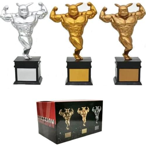 3 Styles Pokemon Muscle Pikachu Anime Action Figure 15cm Creative Funny Classic Character Model Doll Toy Children Christmas Gift