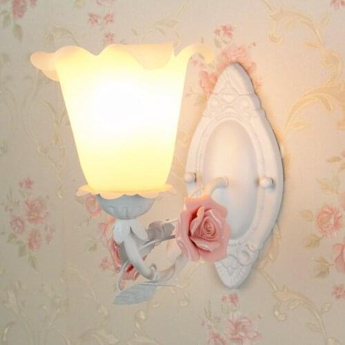 European style bedroom lamp wall lamp bedside lamp