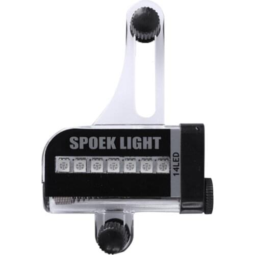 Professional Bike Bicycle 14 LED Wheel Light Lamp Waterproof IPX5 Mountain Bike Tire Tyre Light Cycling Accessories