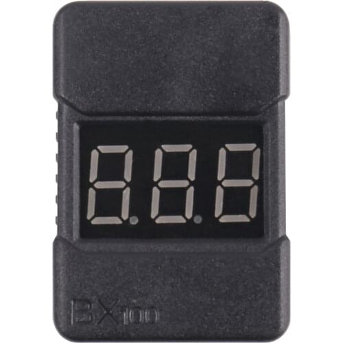 BX100 1-8S Lipo Battery Voltage Tester/ Low Voltage Buzzer Alarm/ Battery Voltage Checker with Dual Speakers