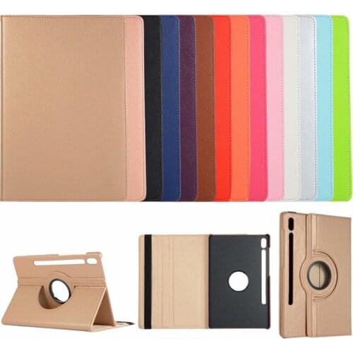 For Samsung T970 T500 T870 P610 T290 T860 P200 T510 T720 T830 T590 Tablet Case Degree Rotating Stand Leather Protective Cover