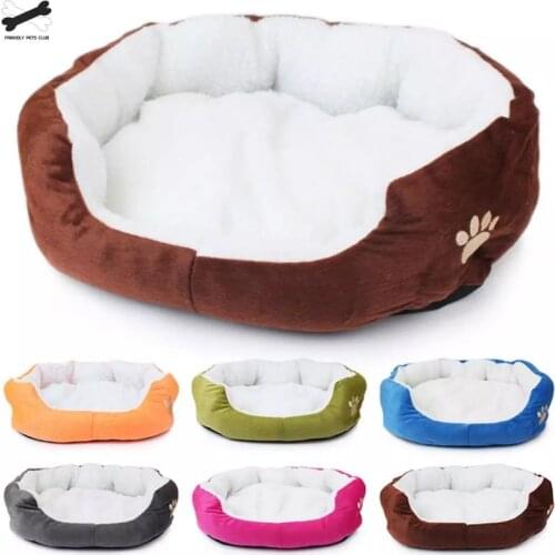 Beautifully Joy Cute Animal Cat Dog Pet Beds Mats Teddy Pet Dog Sofa Pet Cat Bed House Big Blanket Cushion Basket Supplies 2810