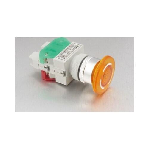 LAY37-11DMZS LA128B-11DMZS Push Button Switch With Light Mushroom Head Emergency Stop Switch