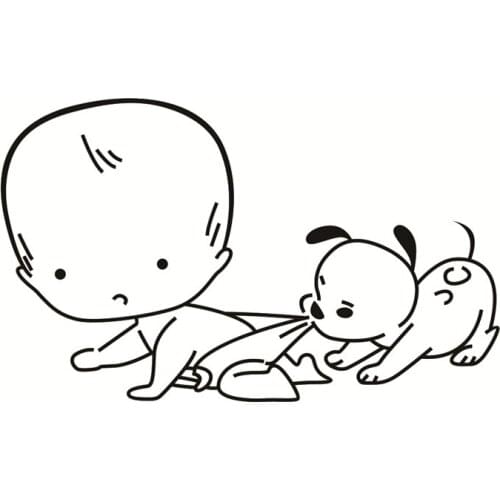 Boy Dog Transparent Clear Stamps Silicone Seals For DIY Scrapbooking Photo Album Card Making