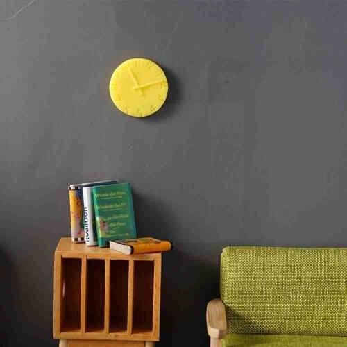 1pcs 1:12 Dollhouse Miniature Wall Clock House Decoration Toy Play Pretend Accessories F7W8